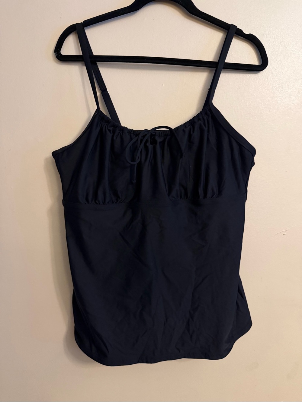 Black swim top